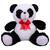 Urso Ursinho De Pelúcia Antialérgico Teddy 36cm Com Laço - Barros Baby Store Panda