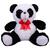 Urso Ursinho De Pelúcia Antialérgico Teddy 36cm Com Laço - Barros Baby Panda