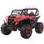 Utv Elétrico Infantil 12V 4x4 2 Assentos Carro Buggy Controle Som Usb Luzes Bluetooth Brinqway Bw131 Vermelho