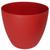 Vaso Cachepot Decorativo de Mesa Redondo 1.8L - Oxford  Vermelho