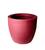 Vaso Cone Redondo Moderno Modelo grafiato  Jardim Polietileno 39X35 VERMELHO