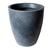 Vaso de planta decorativo coluna lisa brilhante interior e exterior jardim 40x31 AZUL CIMENTO