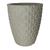 Vaso De Planta Polietileno Alt 40cm Redondo Jardim Varanda Cinza-claro