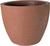 vaso de polietileno cone para  planta natural leve moderno 40x50 Marrom