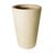 Vaso decorativo coluna redonda luxo grafiato jardim e varanda grande 58 x 36 BEGE