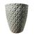 Vaso Para Planta Jardim Coluna Redonda Diamante 3d Polietileno Pp Cinza