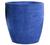 Vaso Planta 50x50 Oval Moderno Polietileno Azul escuro 013