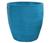 Vaso Planta 50x50 Oval Moderno Polietileno Azul turquesa 018