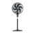 Ventilador de Coluna Mallory Delfos TS+ Preto com Grafite