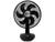 Ventilador de Mesa Mallory Olimpo TS 40cm 6 Pás 3 Velo Preto