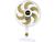 Ventilador de Mesa Mallory TS30 30cm 3 Velocidades Branco e Dourado