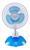 Ventilador de Mesa Mini 20cm 110V C8757 - Ventisol Branco e Azul