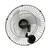 Ventilador Venti-Delta Oscilante de Parede Premium 50cm bivo preto