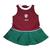 Vestido Bebê Fluminense Recem Nascido Regata Oficial Revedor Grená