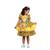 Vestido Caipira festa Junina com Bolsinha  Infantil Papilloo Amarelo