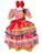 Vestido Caipira Festa Junina Vestido De Quadrilha BK26 Vermelho