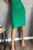 Vestido Canelado Regata Feminino Lamour Verde bandeira