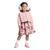 Vestido com Bolero Infantil Menina 4/8 Glinny 21540 Rosa