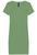 Vestido Curto Canelado Básico Com Manga Curta Lunender 464 882, Verde bosque