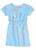 Vestido Curto Infantil Estampado Carinhoso 4 ao 8 Ref. 98203 Azul