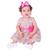 Vestido de Bebê Menina Infantil com Tiara 100% Algodão Verde musgo