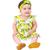 Vestido de Bebê Menina Infantil com Tiara 100% Algodão Palha