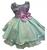 Vestido de Festa Infantil Juvenil Princesa Sereia Ariel Tam 4 Ao 12 COD.000220 Lilás