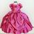 Vestido de festa infantil Princesa Luxo Aurora Barbie Pink
