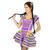 Vestido de Festa Junina Sianinha Caipira Arraia de Luxo Violeta, Escuro