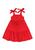 Vestido em Laise Infantil Quimby Vermelho