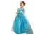 Vestido Fantasia Infantil Frozen Rainha Elsa Azul