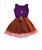 Vestido Fantasia Infantil Menina Tema Halloween Bruxinha 9