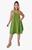 Vestido Feminino Indiano Seda Premium Regata Cod 122 Verde