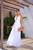 Vestido Feminino Longo Frente Unica Com Bojo Para Festa Dia e Tarde Noiva Madrinha Formatura Branco