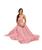 Vestido Feminino Longo Tule Brilhoso Trança Lateral Madrinhas De Casamento - Formatura - Festa Rosa