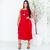 Vestido Feminino Maxi Saruel Alça Com Bolso Moda Verão Vermelho