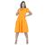 Vestido Feminino Midi Moda Evangelica 3 Marias Amarelo