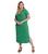 Vestido Feminino Plus Size Cinza