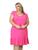Vestido Feminino Senhora Moda Evangélica Plus Size Novidade Pink