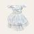 Vestido Festa Infantil Menina Criança Lindo Veneza Bebe Luxo Branco