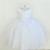 Vestido Infantil Branco Daminha Noivinha Batizado E Tiara Branco