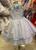 Vestido infantil de festa luxo azul princesa frozen elsa (tam 1 ao 12) cod.000221 Azul