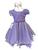 Vestido Infantil De Festa Temático Princesa Sofia Sophia Rapunzel Lilás Luxo (Tam 1 ao 4) COD.000517 Lilás