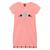 Vestido Infantil Kily T-Shirt Estrela Paetê Rosa claro