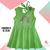 Vestido Infantil Menina em Malha Verde