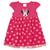 Vestido Infantil Minnie Poá Rosa Rosa