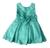 Vestido Infantil Roupa De Menina Rodado Moda Evangélica Luxo Verde