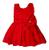 Vestido Infantil Roupa De Menina Rodado Moda Evangélica Luxo Vermelho