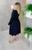 vestido lanzinha manga longa mid godê moda evangelica Preto