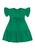 Vestido Liso em Viscose Infantil Quimby Verde